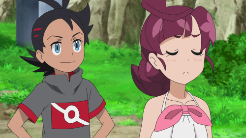 “K o h a r u” -Gou is noticing some change in her interests for Pokémon. Just look at her blushing f