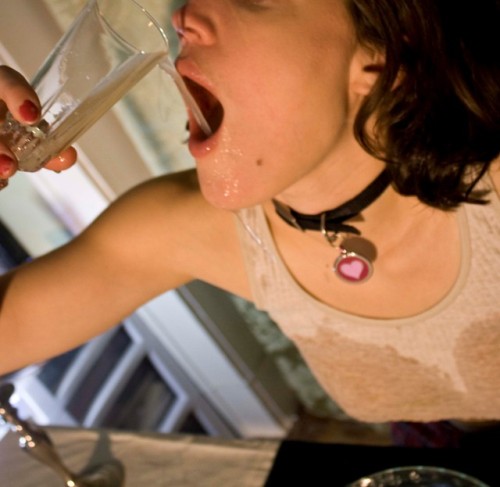 slutslessons: @nyxialarouge is a good cum-drinking whore. Please reblog, but keep caption.