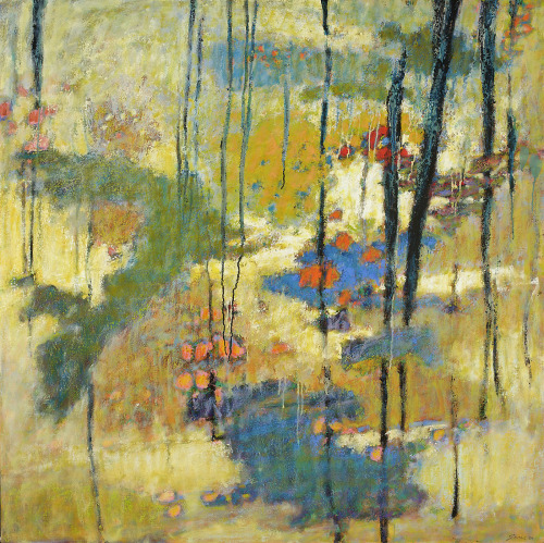 rickstevensart:  Soft Light, Secret Spaces | 48 x 48” | 2009 | Rick Stevens abstract paintings  I enjoy viewing each and every piece of his art work.  Wished I had a couple of my own.  Jerry