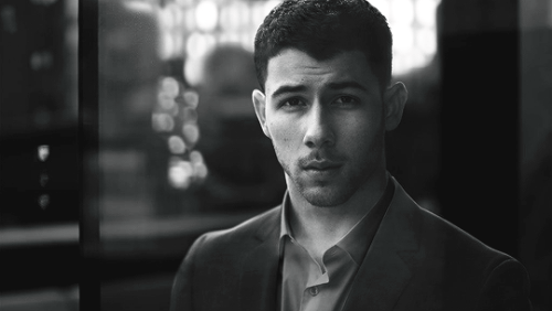 goldliness:Nick Jonas for ‘John Varvatos X Nick Jonas’ collection. Not in love with him 