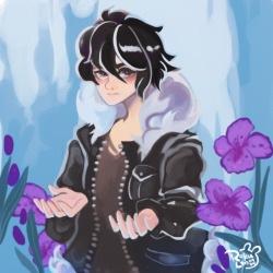 rokulinarts:  Nico di Angelo with Gladiolus.