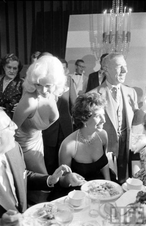 billyhopkinson: Jayne Mansfield meets Sophia Loren