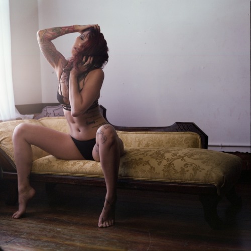 marcandrephoto:  Shots from a session with Shannon. Taken with my Pentacon Six TL, on the now retired Fuji Reala. 