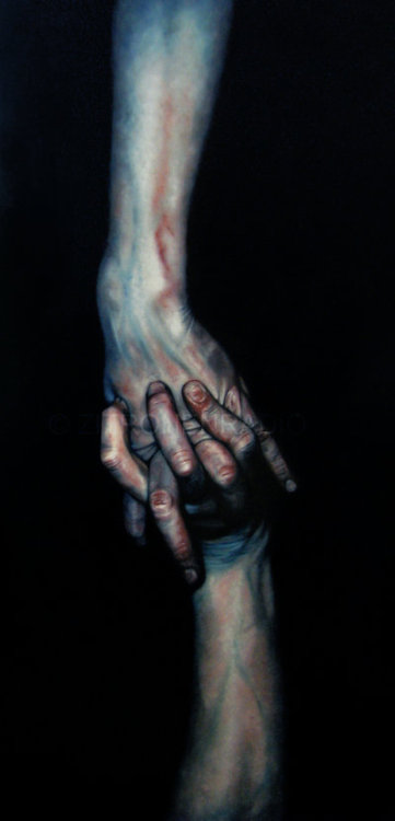 2headedsnake:  ‘712011-1’ by Zitronenradio oil on canvas 