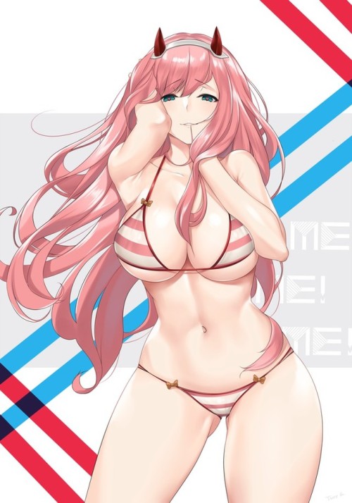 ahegao-hentai1:  Zero Two (darling in the adult photos