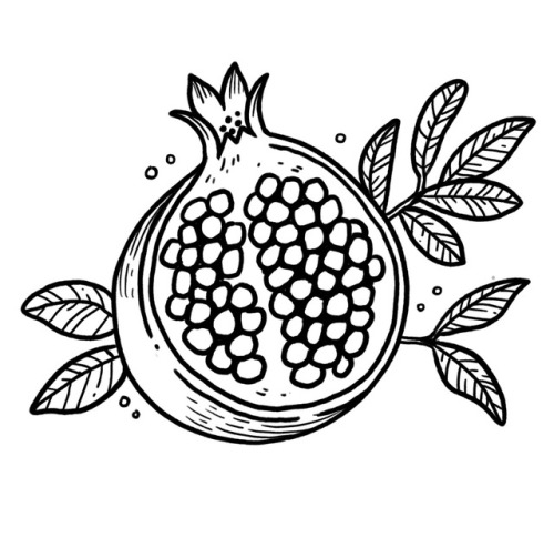 Tattoo Tuesday - ✨ fruits ✨ Peach, pomegranate, dragon fruit, lychee, and figAs usual $25 USD fo e