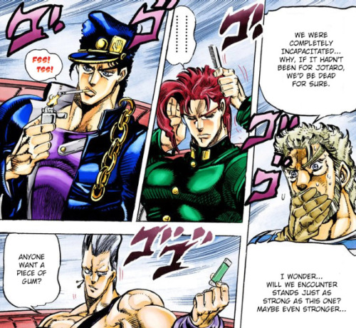 jojosfashionableadventure: Joseph over here having an existential crisis while everyone else just re