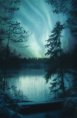 satakentia: Northern Lights, Finland by Petri Salonen