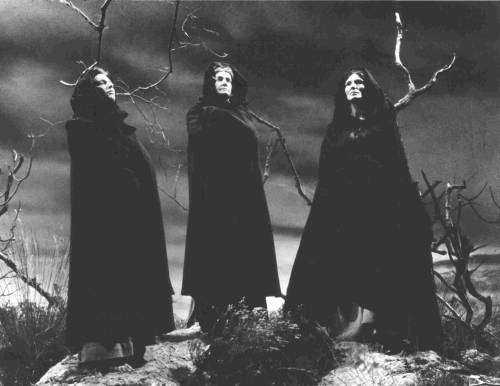 Las brujas de Macbeth.