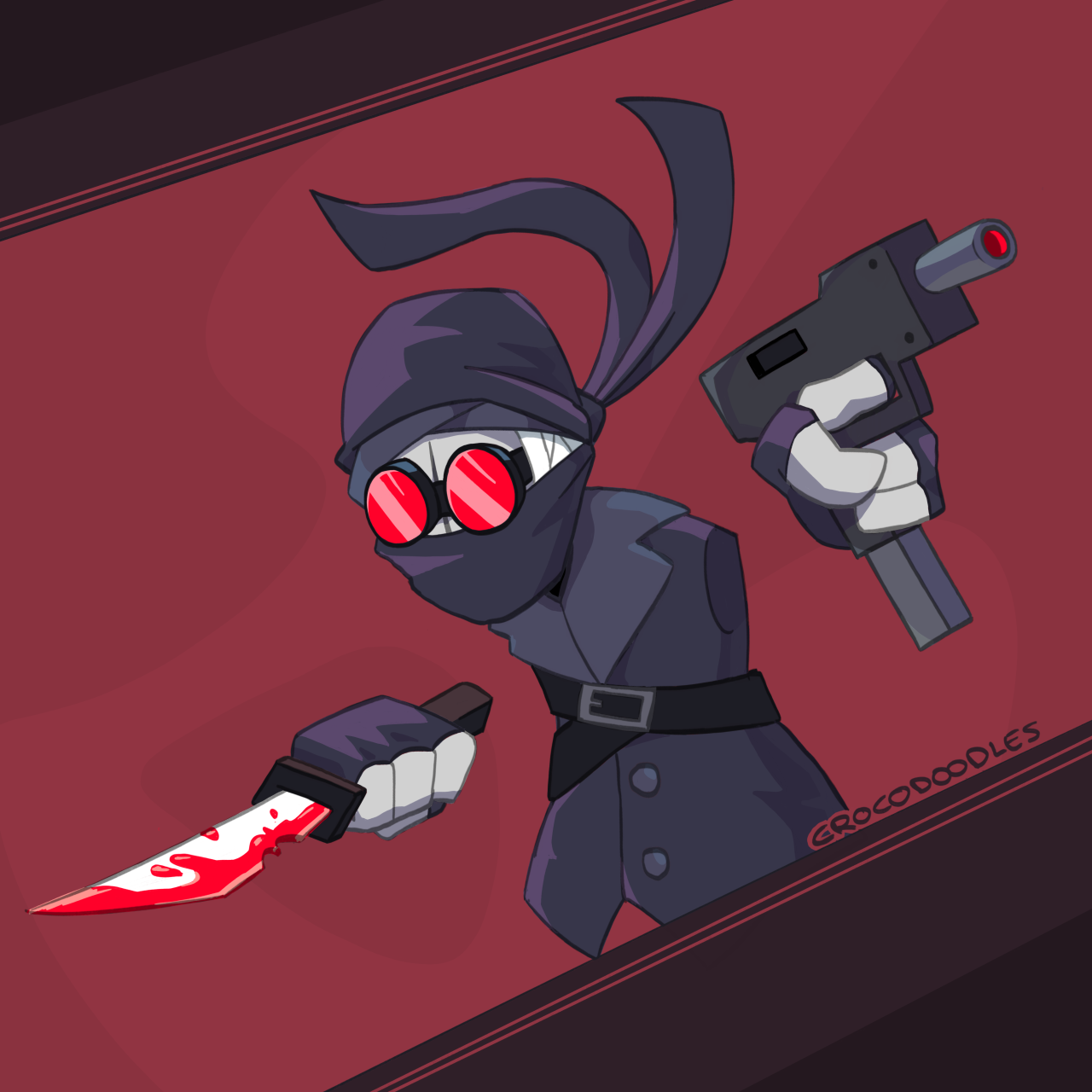 Madness Combat Janitor by Atanon on Newgrounds