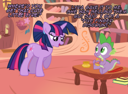 askpun:  Spike may have been raised by ponies,