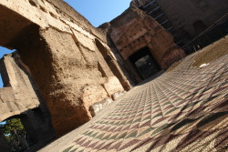 Last-Of-The-Romans:  The Baths Of Caracalla Elaborate Public Baths Constructed By