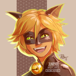 junryou:  “Hello, My Lady!”Doodle commission for the ever-fantastic @myangelsheaven. :3REBLOG, DO NOT REPOST