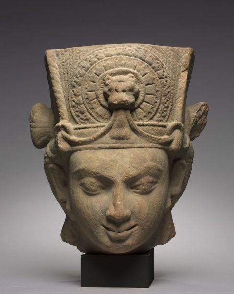 Head of Vishnu. 320-647 AD. India.