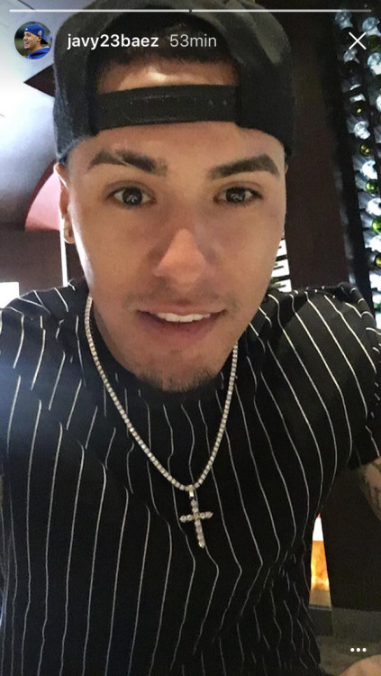 xemsays: xemsays:   sexy, 25 year old, puerto rican baseball stud, JAVIER BAEZ. Javier has risen to mainstream notoriety amongst sports fans as the professional MLB infielder for the legendary, chicago cubs. javier’s mother and family overall recognized