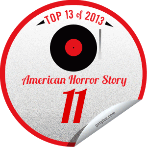 I just unlocked the Top TV Moment #11: AHS: Asylum: The Name Game sticker on GetGlue7048 others have