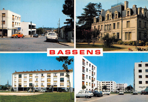retrogeographie:Bassens, agglomération de Bordeaux.