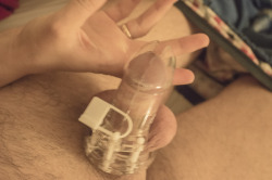 paridaida:  My wife said that real men don’t wear chastity cages :(