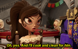 leiko-tomago:  &ldquo;We’re only here to make men happy?!”