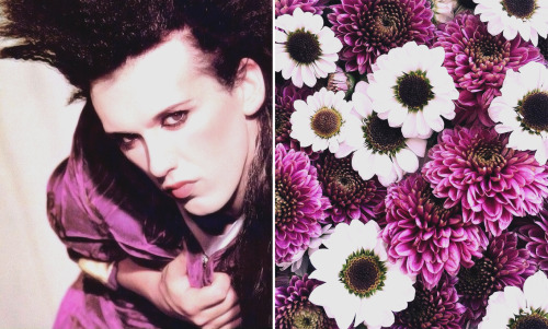 Pete Burns & Flowers