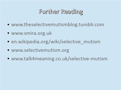 theselectivemutismblog:What Is Selective Mutism?