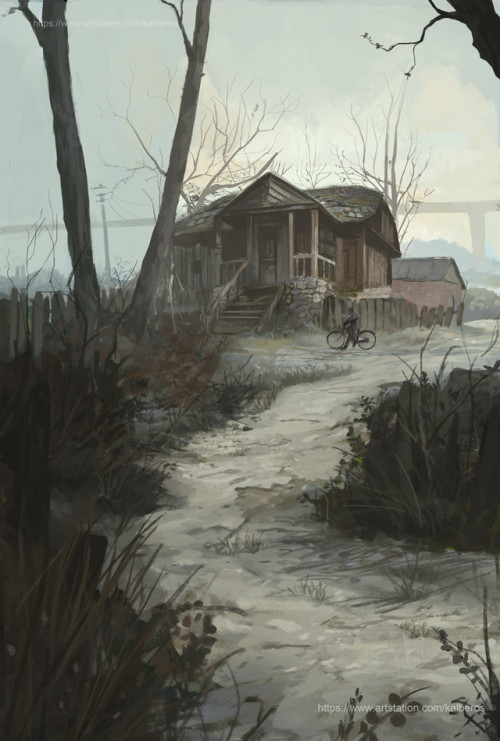 ravenkult: old path by Mateusz Michalski www.artstation.com/artwork/xVN0O
