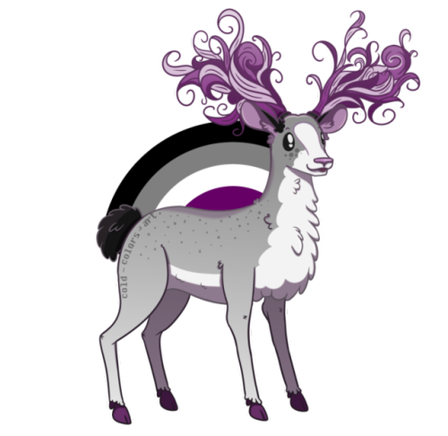 A new Queer Deer has been found! It’s an Asexual Deer! *shocked crowd noises* So far the second of t