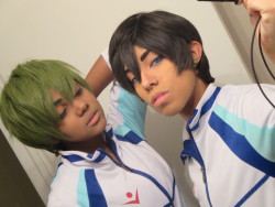 karuface:Haru and Makoto new makeup testing