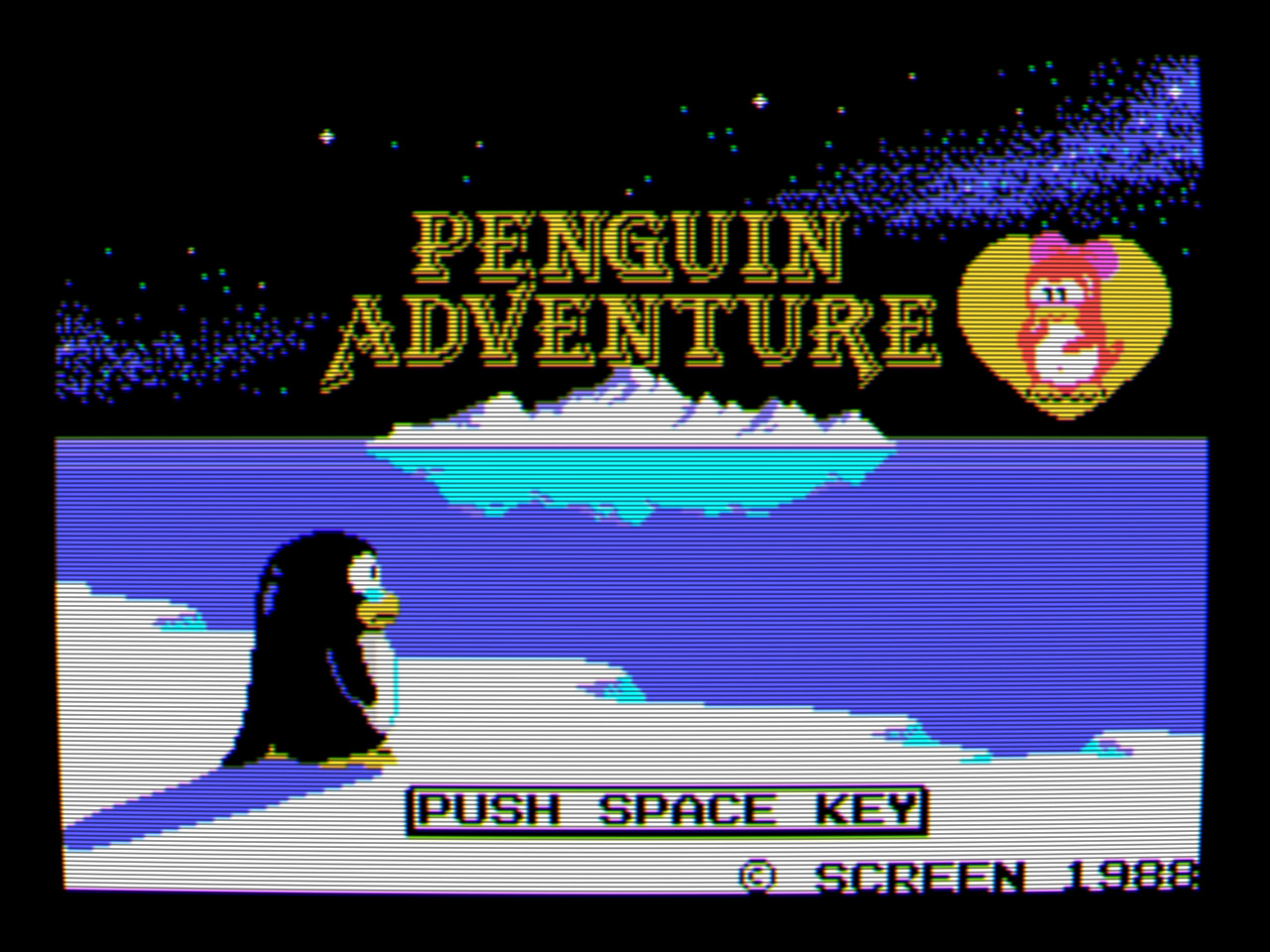 Игра денди пингвин. Игра MSX Pinguin. Игра на Денди про пингвина. Penguin Adventure 1986. Игра сега пингвины.