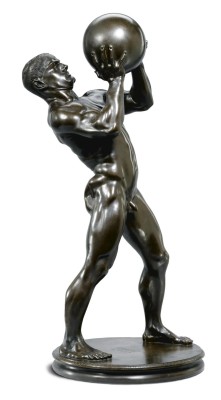 art-and-things-of-beauty: Franz von Stuck (German 1863-1928) The Athlete, bronze, 66 cm. 