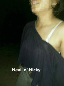 nealnnicky:  nealnnicky:  Nicky exposing in public park. We have our own fantasies like you guys. The only difference is that we make it possible. 😁 Nicky is a shy closet exhibitionist, who likes to do kinky things to please me. This is one of that.