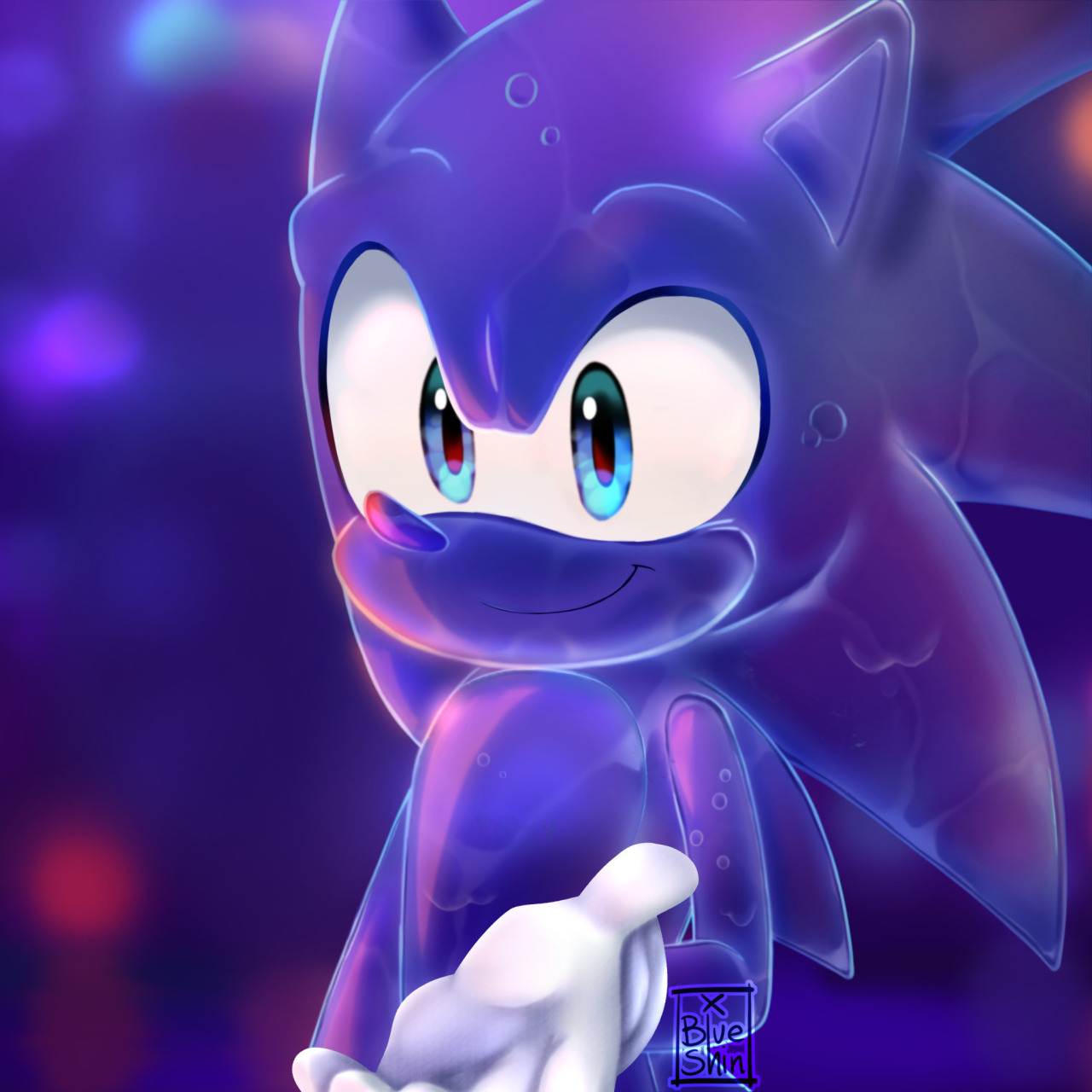 sonic the hedgehog, amy rose, and dark sonic (sonic) drawn by