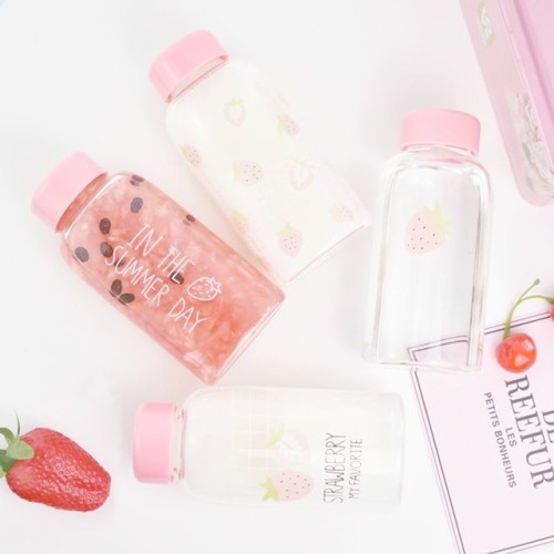 ♡ Strawberry Drink Bottle (4 Colours) - Buy Here ♡Discount Code: behoney (10% off your purchase!!)Pl