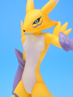 autumnbramble: burquina:  bizzlestix: Apparently the newest Renamon G.E.M. figure has a detachable mane… with official digiboobs underneath. WHAT. This is important  all of the furry porn was canon after all  omg, i want one of these