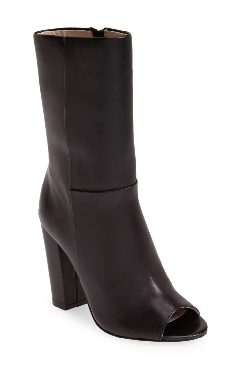 High Heels Blog in-those-boots: ‘Panther’ Peep Toe Leather Bootie (Women)Shop… vi