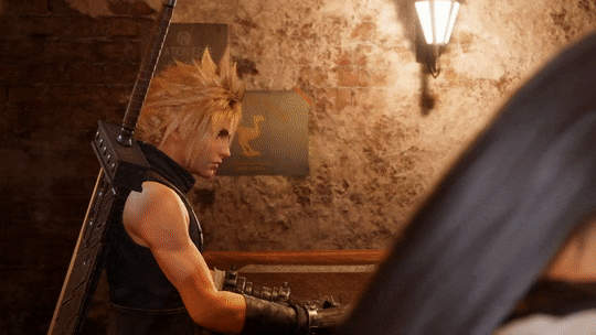 Final Fantasy VII Remake: Official Extended Gameplay Trailer“I heard you’re having second thoughts.”