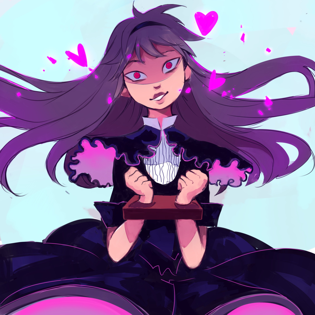 zensoko:  happy late Valentines day! heres a witch homura 