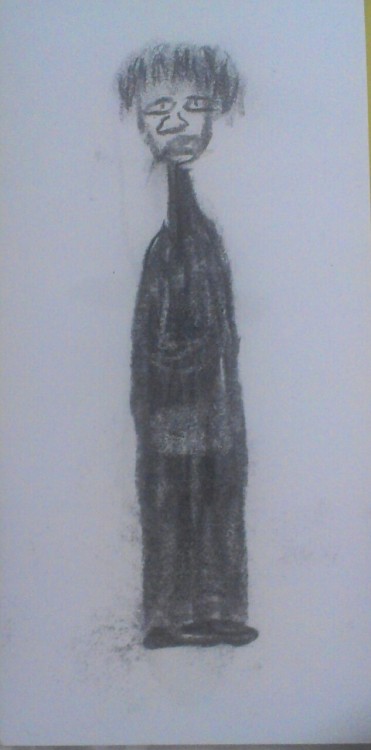 The ShamanCharcoal on paper12.5 x 25 cm2013