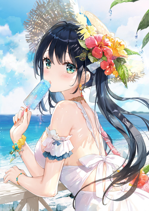 fileth-fourth:ふーみさんはTwitterを使っています 夏とアイスと女の子