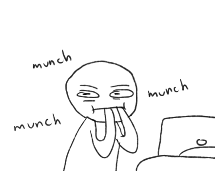 binart:  i’ll eat whatever the heck i want 