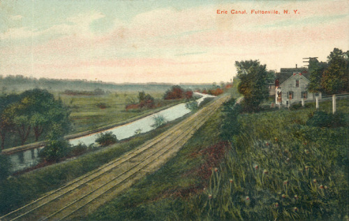 postcardtimemachine:The Erie Canal in postcards. 