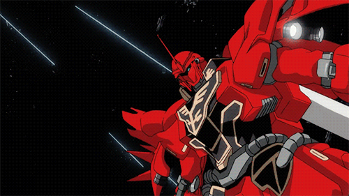 mikanrulz:  “…he’s Full Frontal, the man they called the Second Coming of Char Aznable, the Red Comet.” 