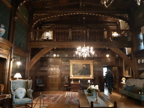 Wightwick Manor was owned by the Mander family, who’s wealth was made by manufacturing paint. the ma