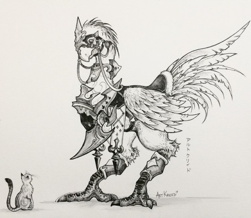 artkreed: Draught chocobo! 