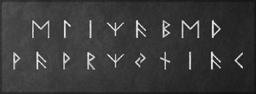 medievaliz:Write your name in runes, from the PBS Nova site! 