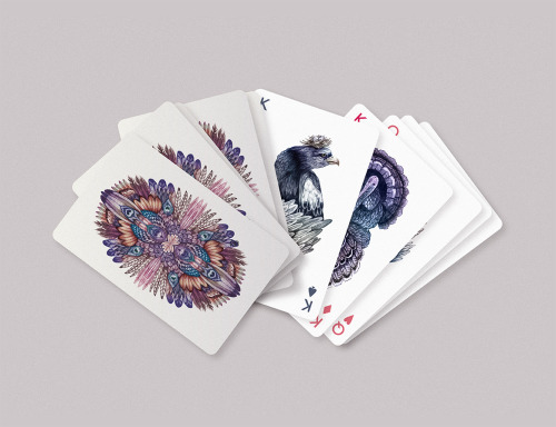 itscolossal:
“ AVES: Playing Cards Inspired by Karina Eibatova’s Bird Illustrations
”