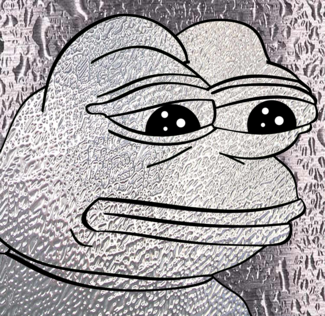 premiumpepes:this is the platinum pepe, it only appears on your dash when you are a sad frogreblog i