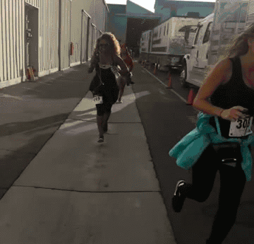 jasminevgif:  Jasmine v Running For Charity  