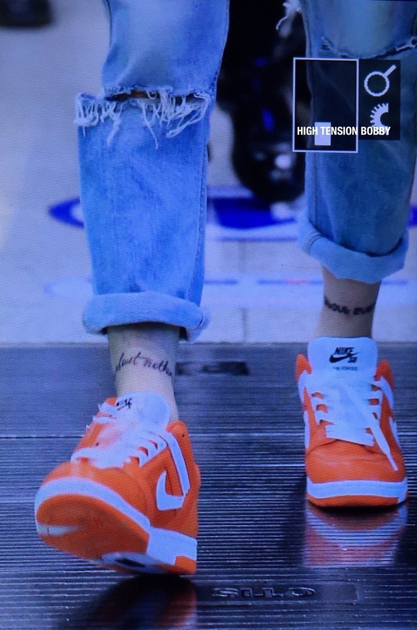 FOREVER 7 — Hey, can I know who have tattoos in ikon and what...