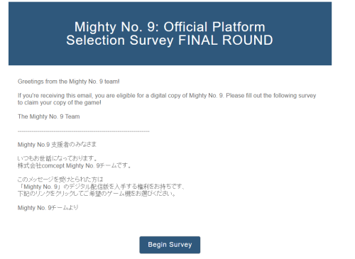 thefeelofavideogame: the survey they sent out to let backers pick their sku doesn’t work. what